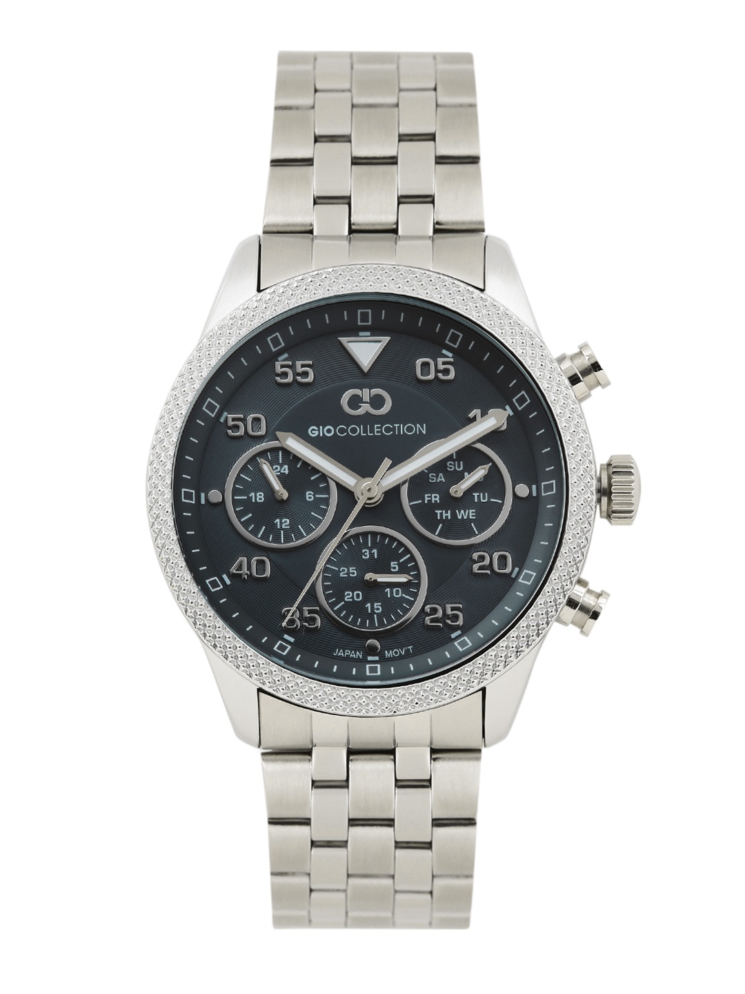 

GIO COLLECTION Men Navy Blue Analogue Watch