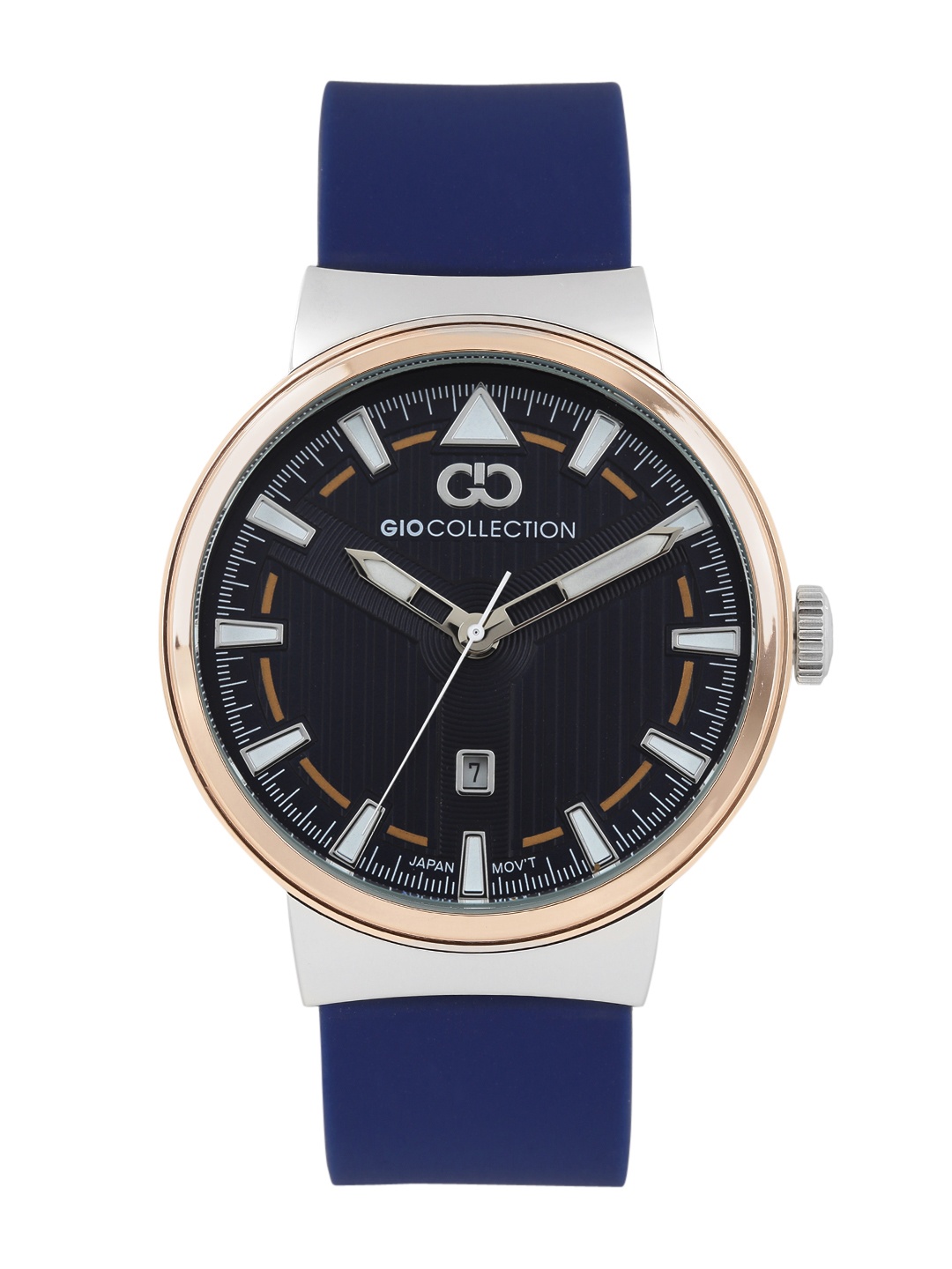 

GIO COLLECTION Men Navy Blue Analogue Watch G1028-03