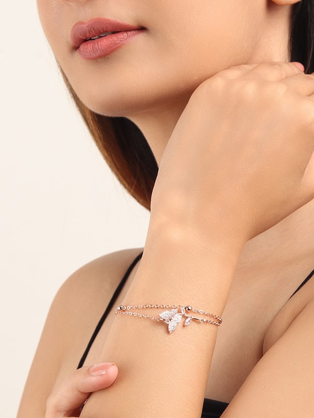 

LAIDA Rose Gold-Plated Link Bracelet