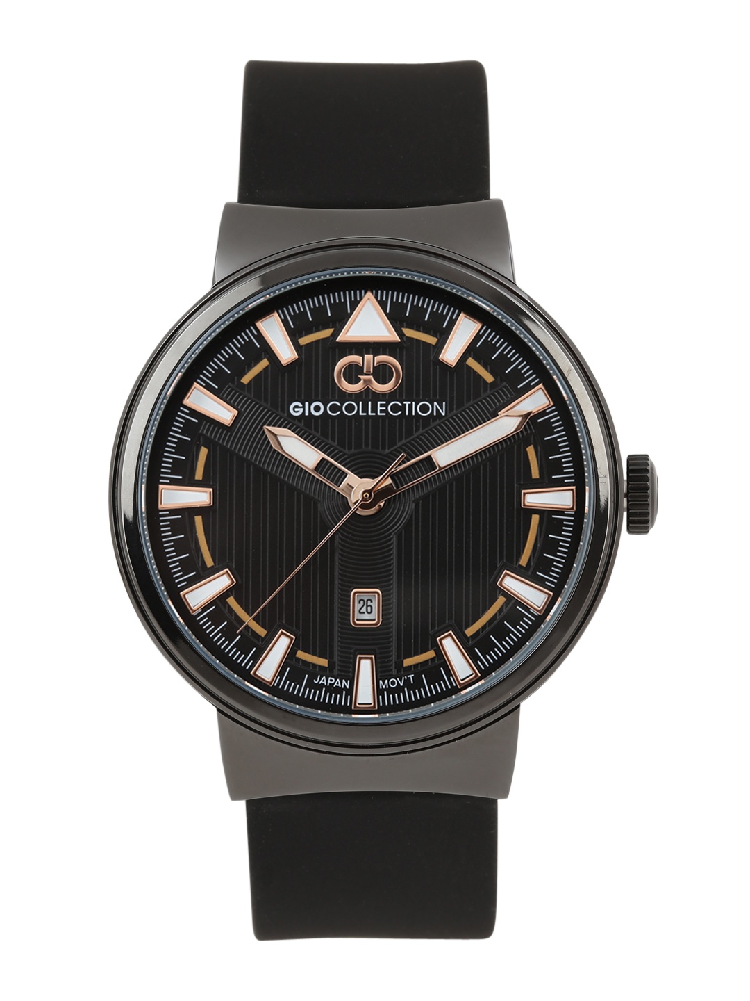 

GIO COLLECTION Men Black Analogue Watch G1028-05