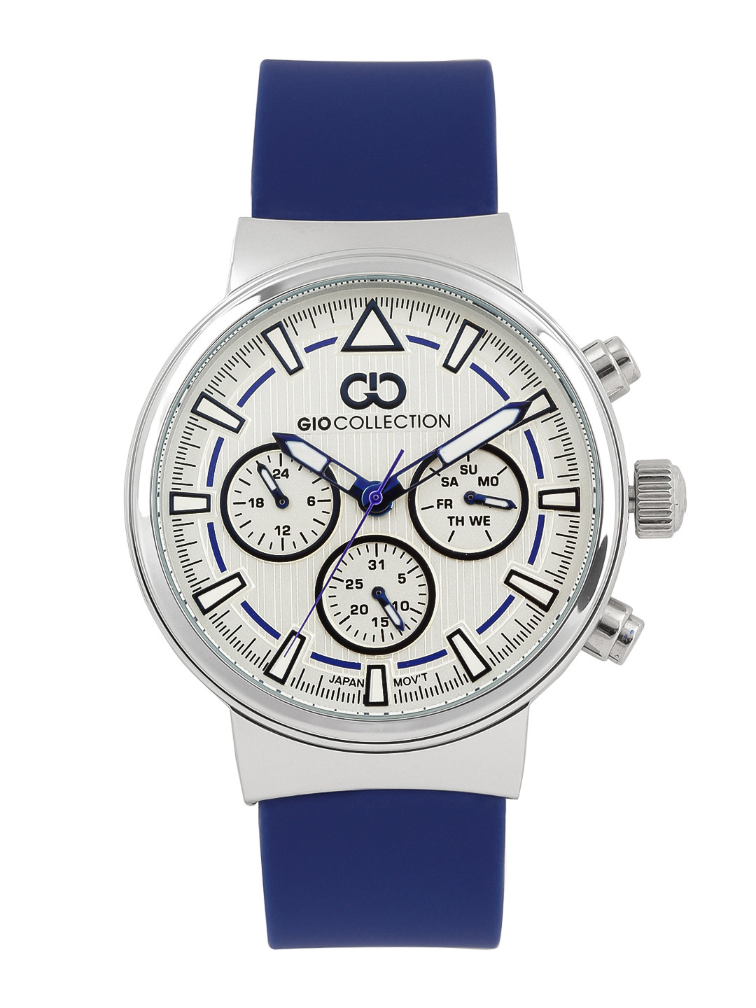 

GIO COLLECTION Men Silver-Toned Analogue Watch