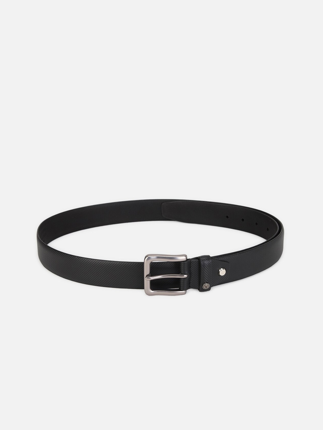 

Allen Solly Men Black Textured Leather Belt