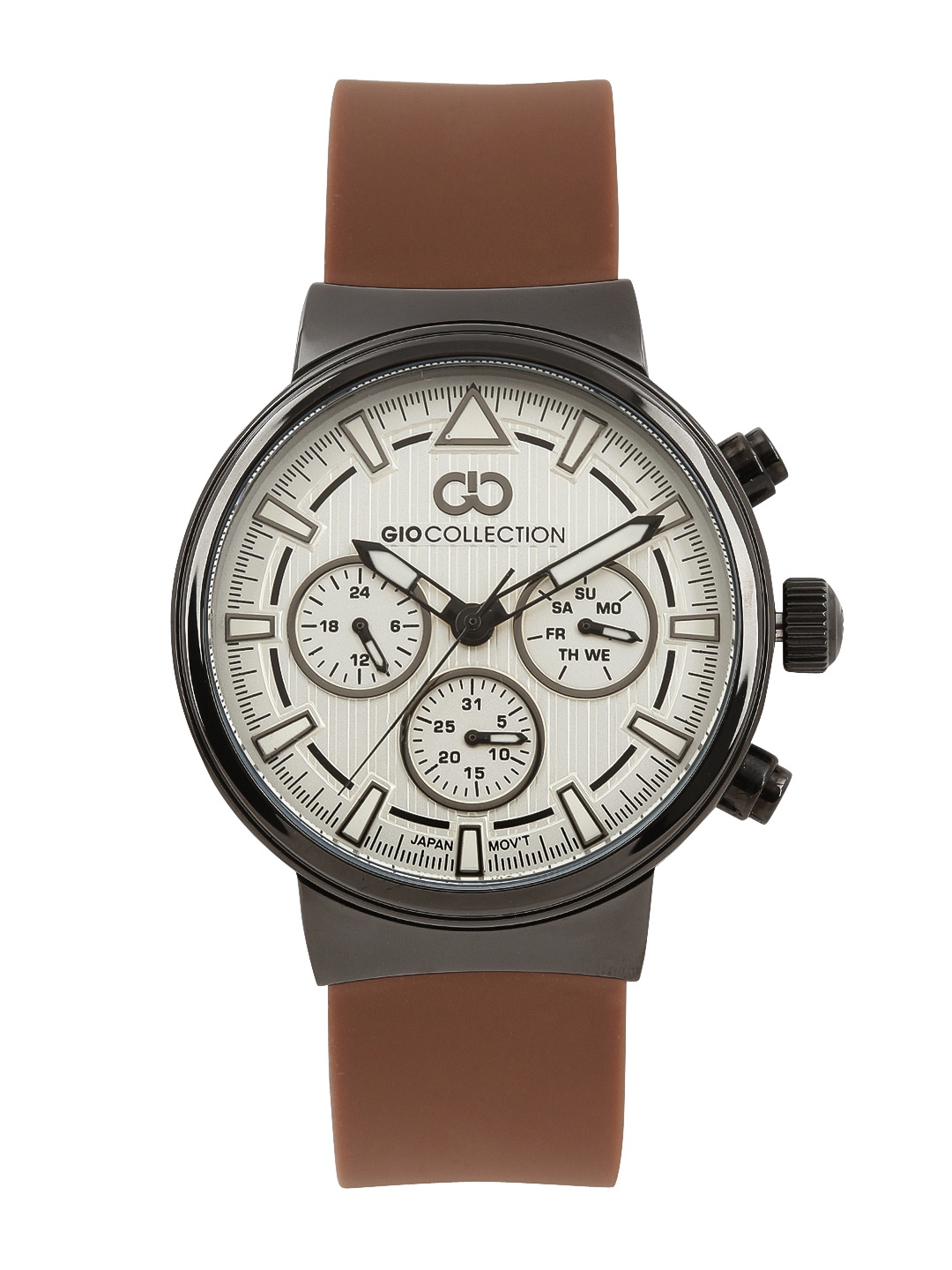 

GIO COLLECTION Men Silver-Toned Analogue Watch