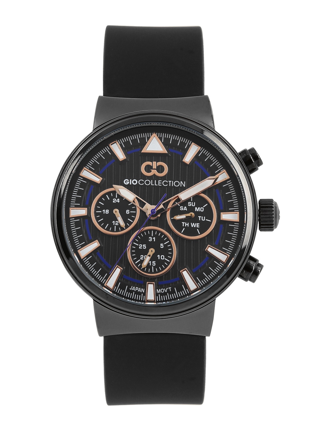 

GIO COLLECTION Men Black Analogue Watch