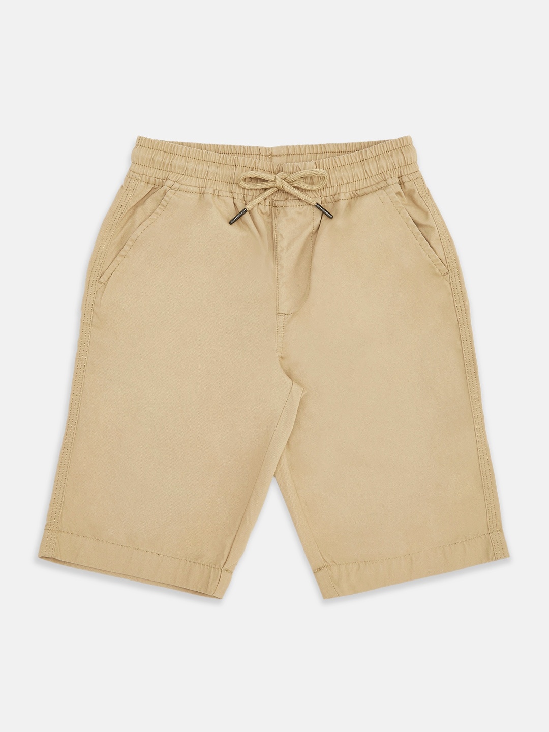 

Pantaloons Junior Boys Solid Shorts, Khaki