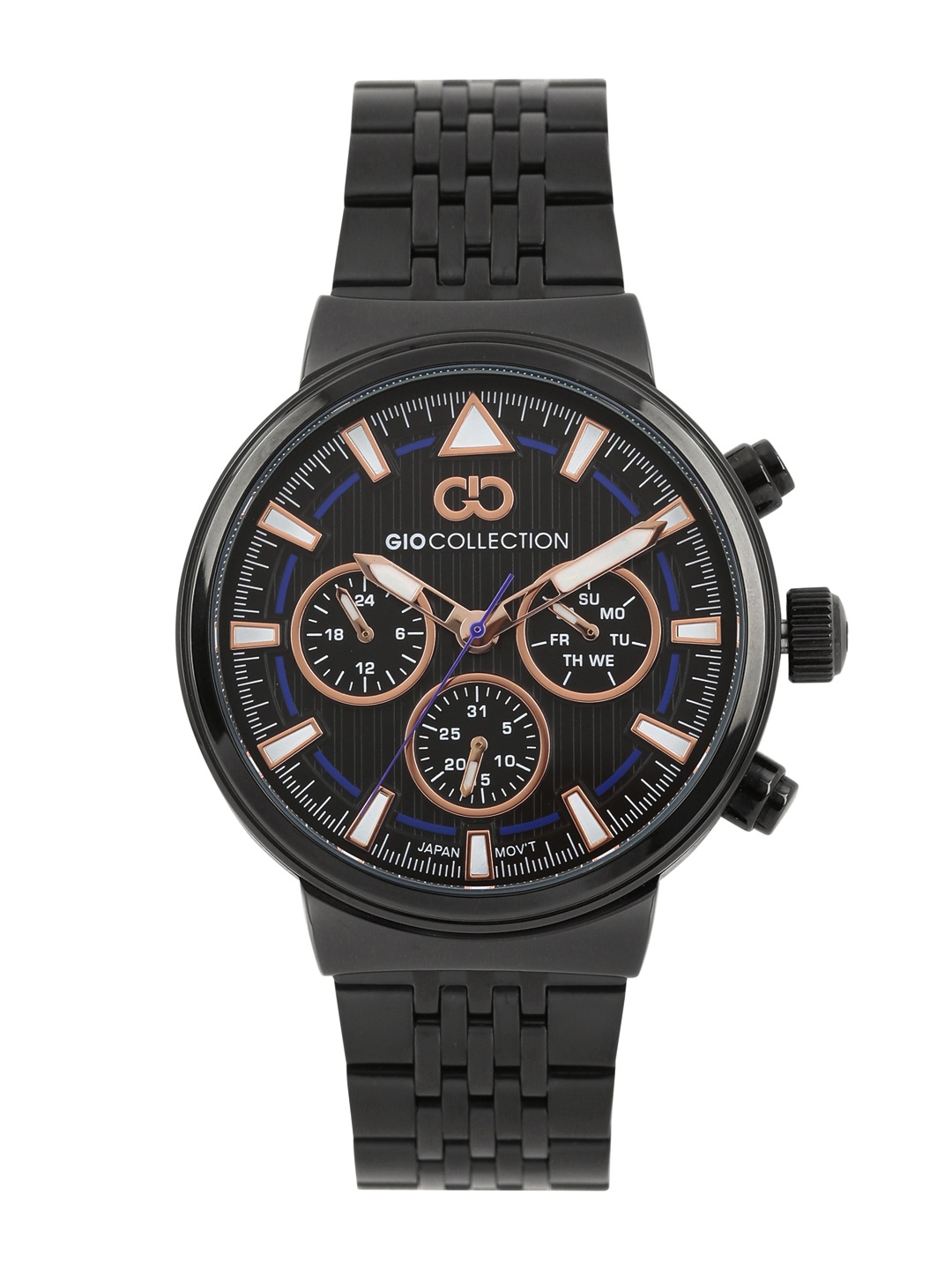 

GIO COLLECTION Men Black Analogue Watch G1031-55