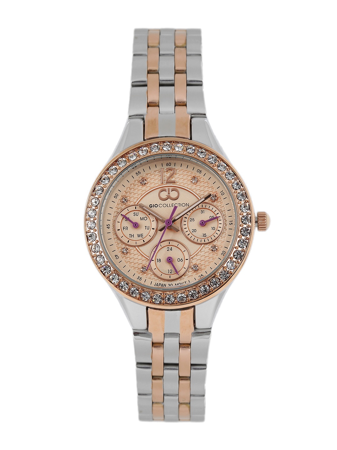 

GIO COLLECTION Women Rose Gold-Toned Analogue Watch G2032-44