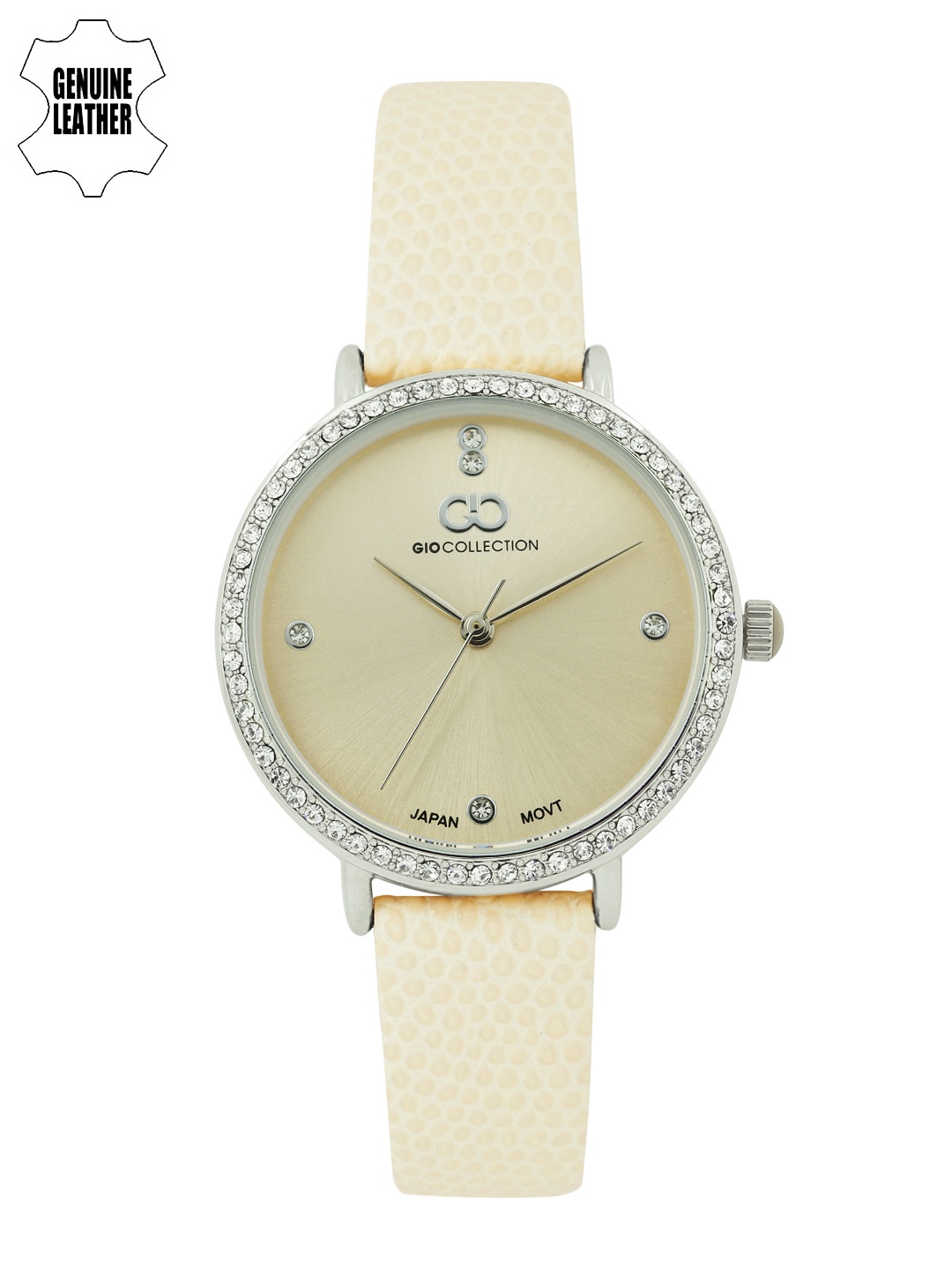 

GIO COLLECTION Women Gold-Toned Embellished Analogue Watch G2033-02