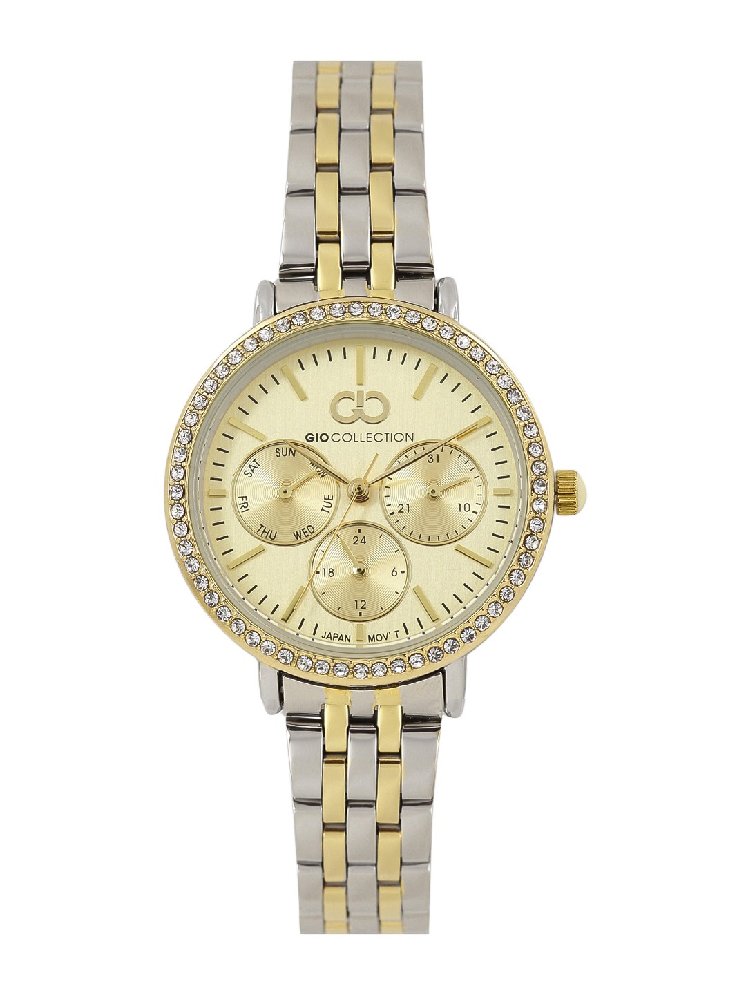 

GIO COLLECTION Women Gold-Toned Multifunction Analogue Watch G2034-22