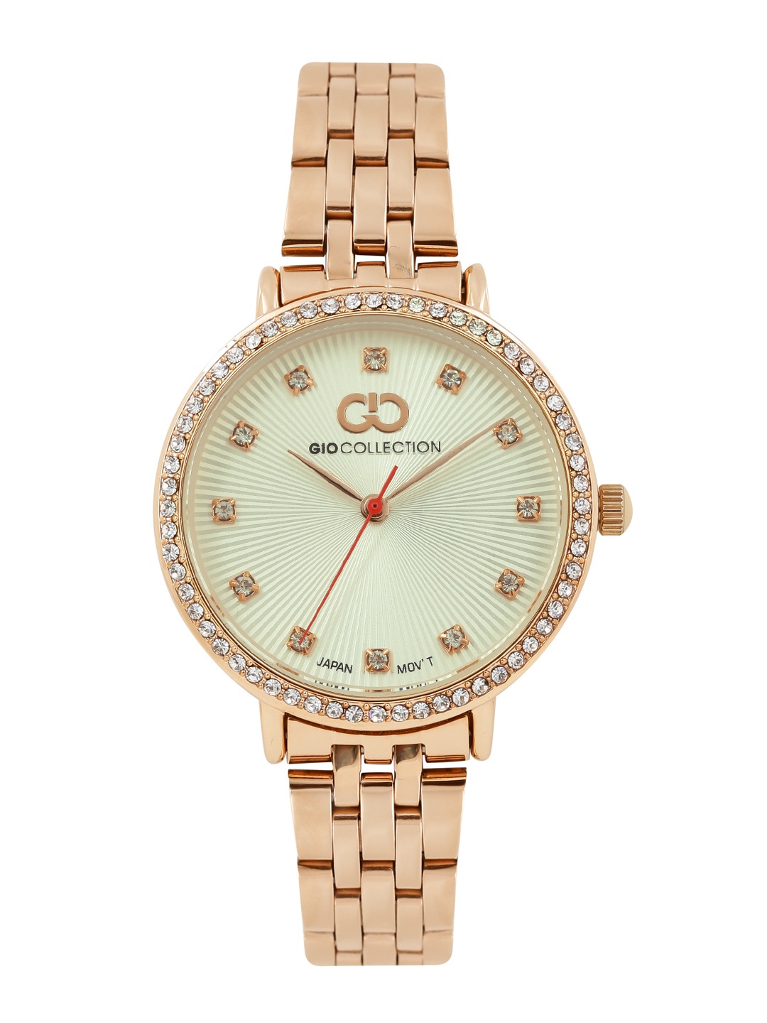 

GIO COLLECTION Women Silver-Toned Analogue Watch G2035-55