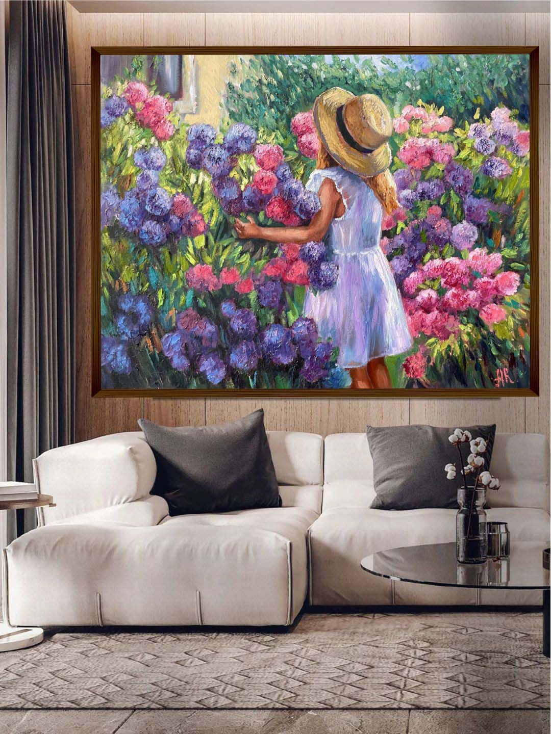 

The Art House Blue Abstract Painting Wall Art
