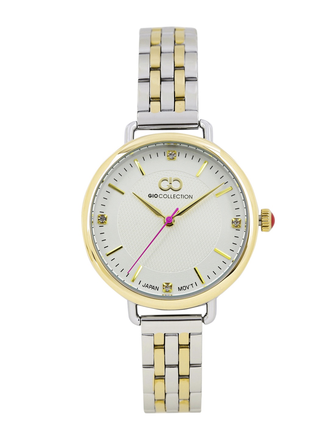 

GIO COLLECTION Women Off-White Analogue Watch G2038
