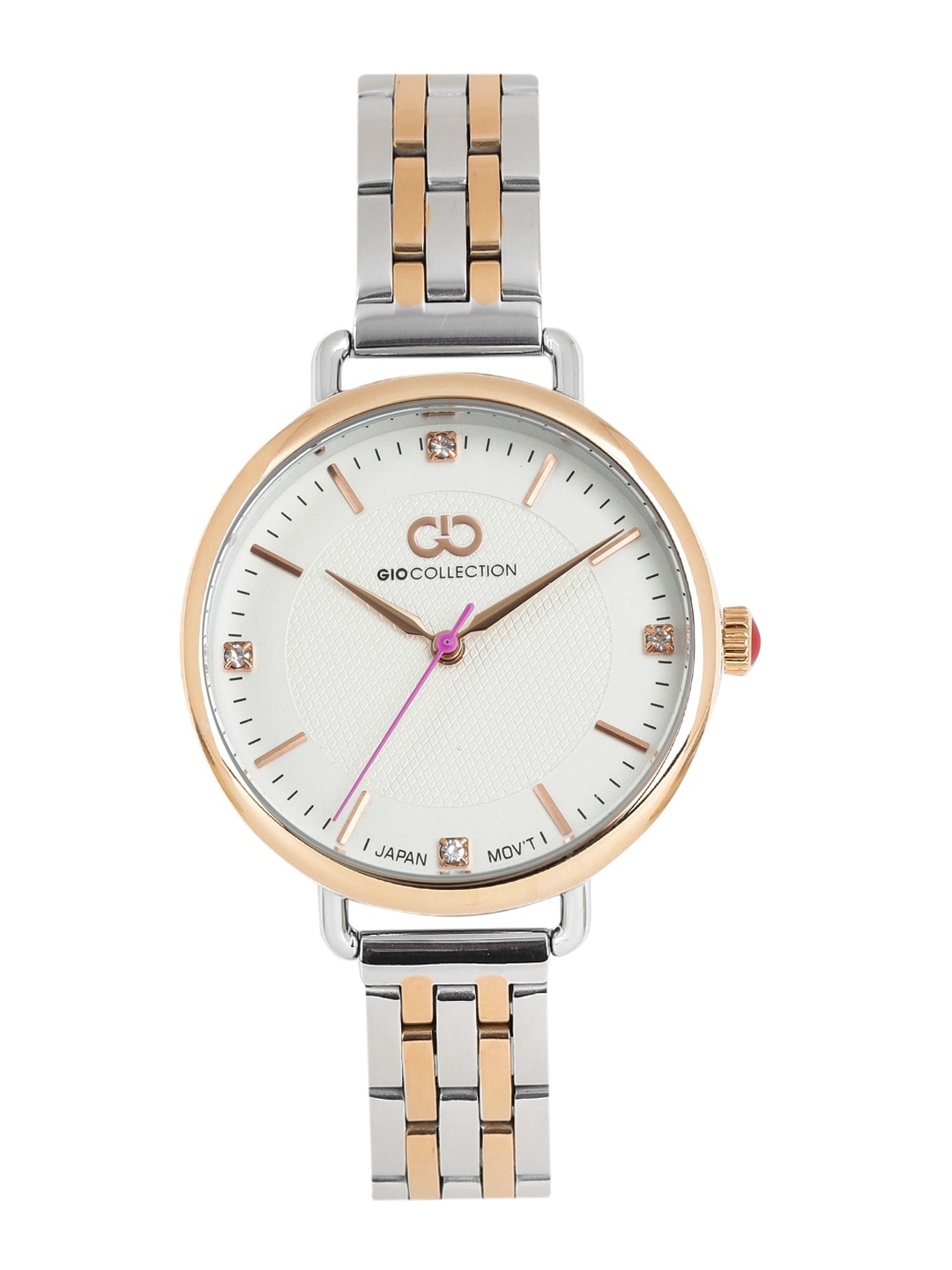 

GIO COLLECTION Women Off-White Analogue Watch G2038