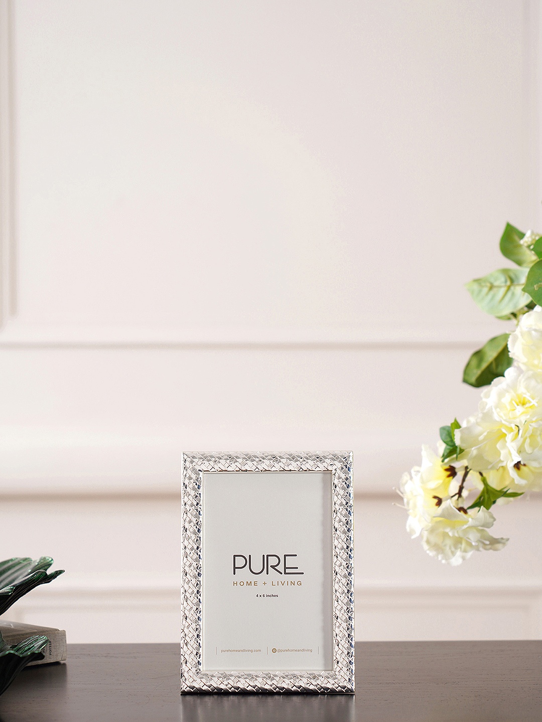 

Pure Home and Living Silver-Plated Solid Photo Frames