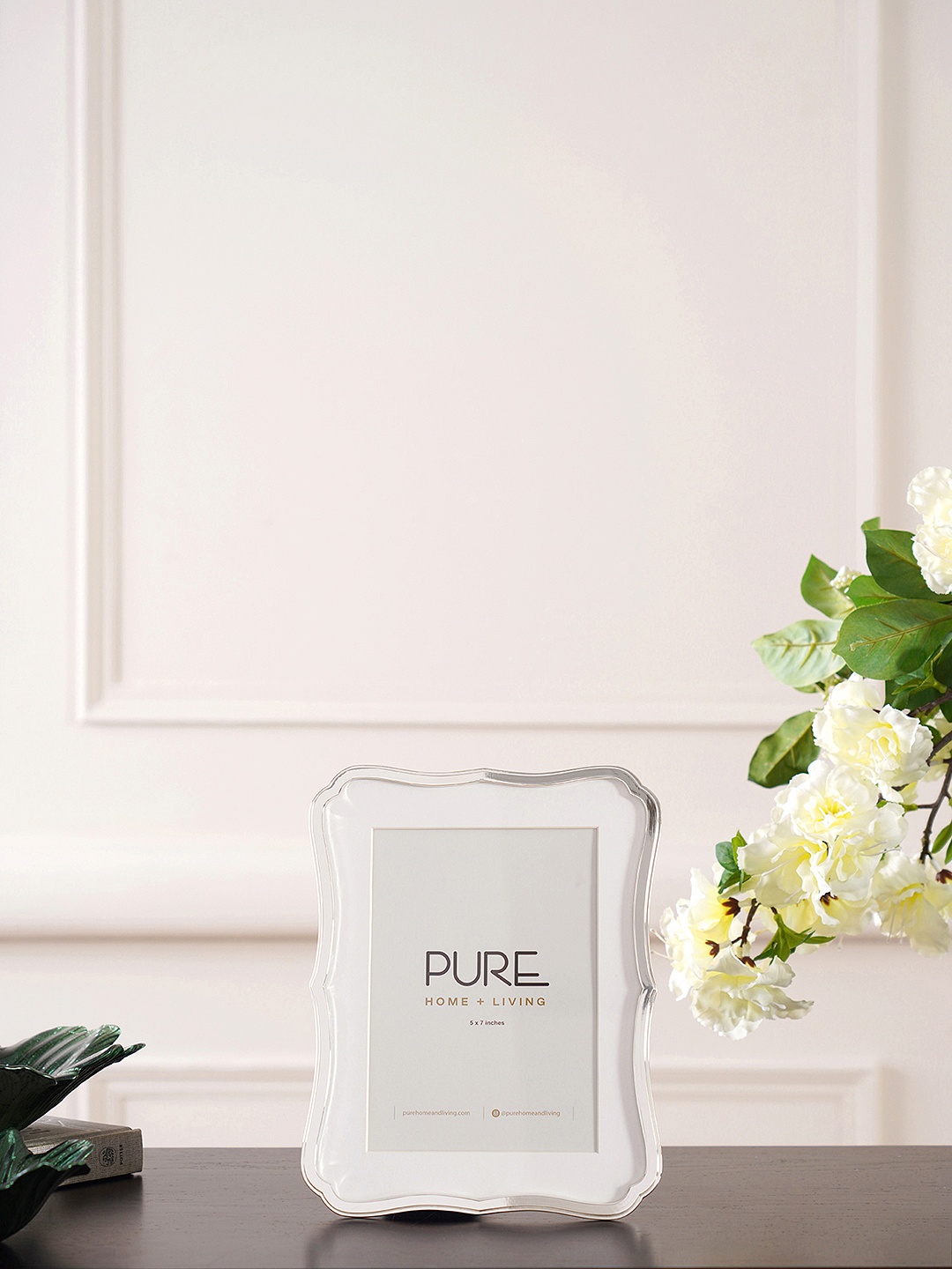 

Pure Home and Living Silver-Plated Solid Photo Frames