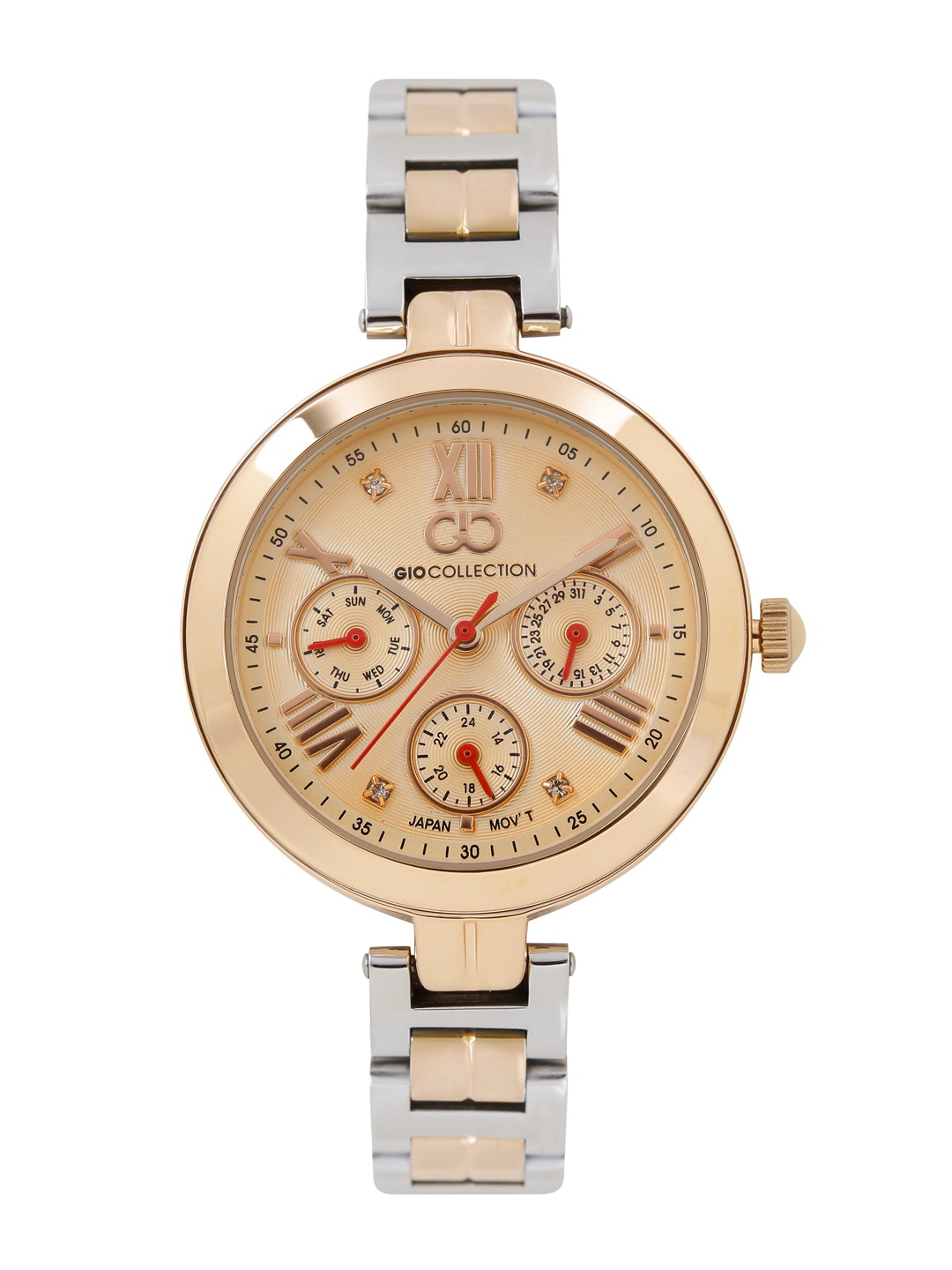 

GIO COLLECTION Women Rose Gold-Toned Analogue Watch G2041-44