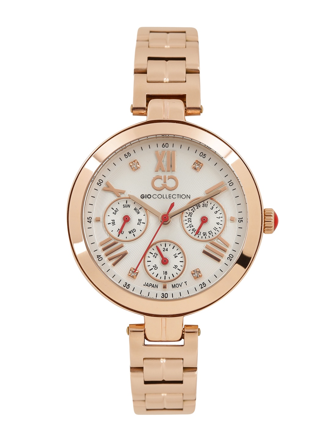 

GIO COLLECTION Women Silver-Toned Analogue Watch G2041-55