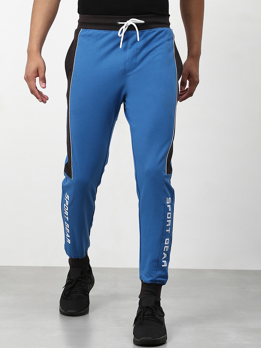 

abof Men Blue Joggers Trousers