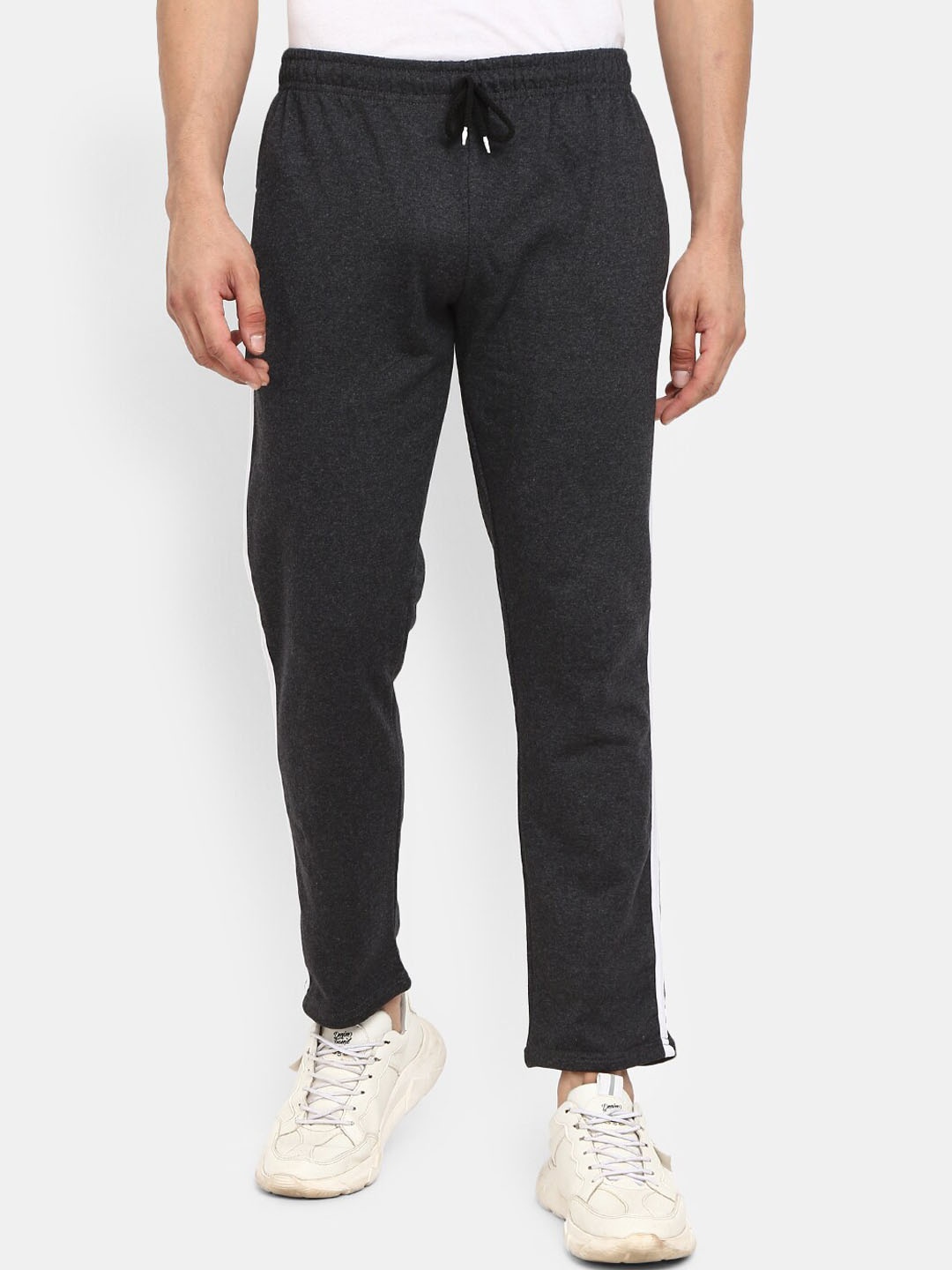 

V-Mart Men Grey Regular Fit Solid Track Pants