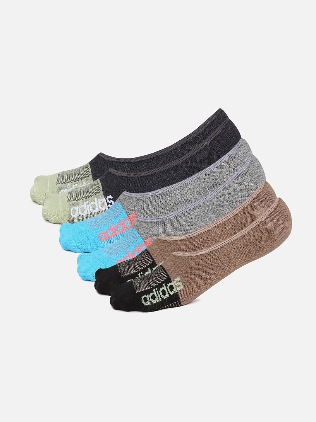

ADIDAS Men Pack Of 3 Patterned Shoe Liner Socks, Charcoal