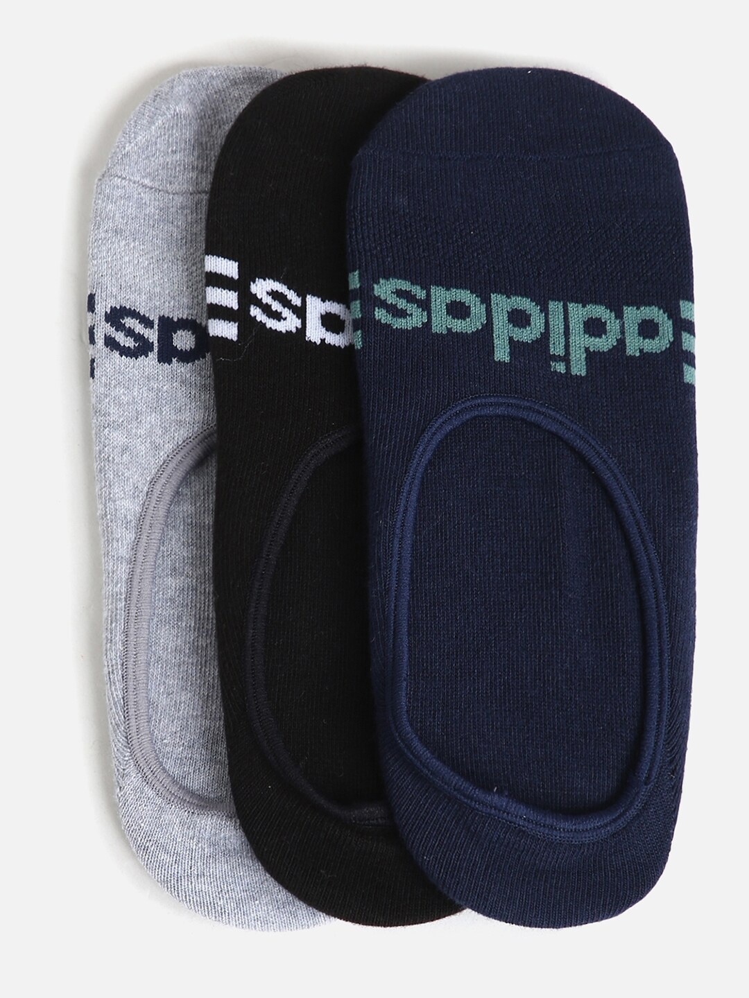 

ADIDAS Men Pack Of 3 Patterned Shoe Liner Socks, Navy blue