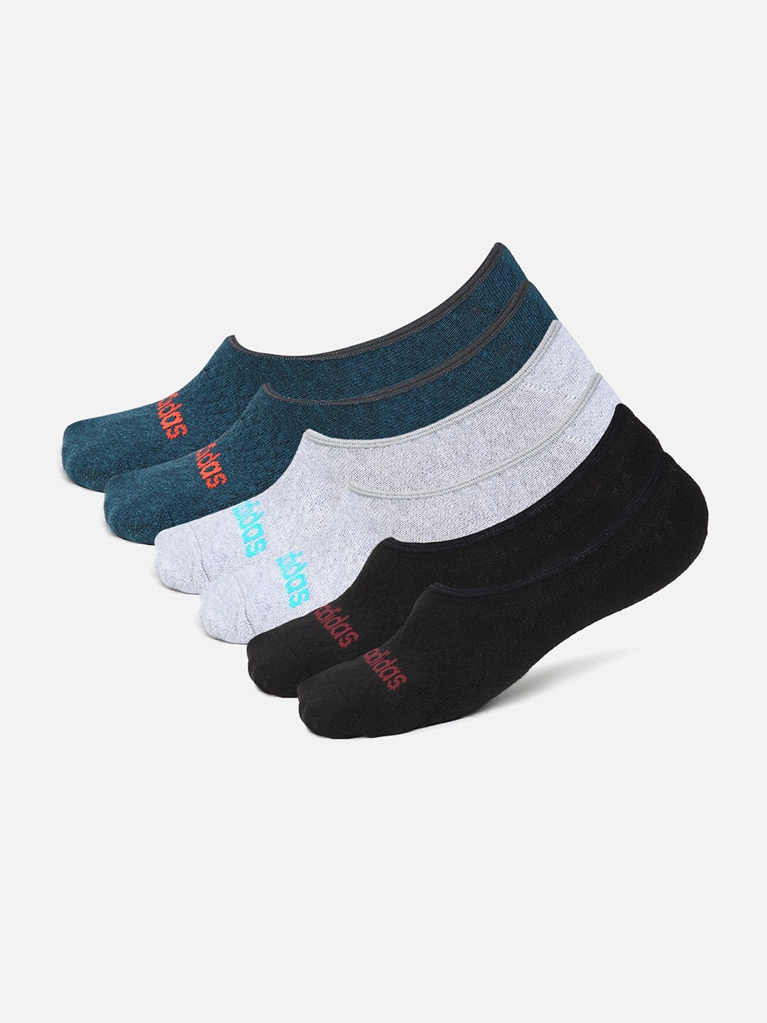 

ADIDAS Men Pack Of 3 Solid Shoe Liner Socks, Charcoal