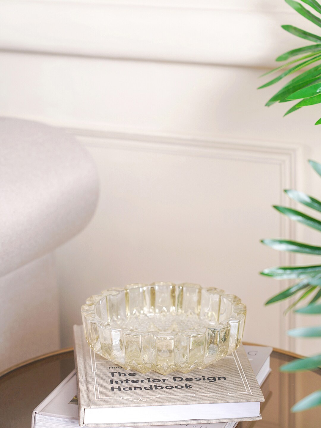 

Pure Home and Living Brown Solid Large Crystal Ashtray