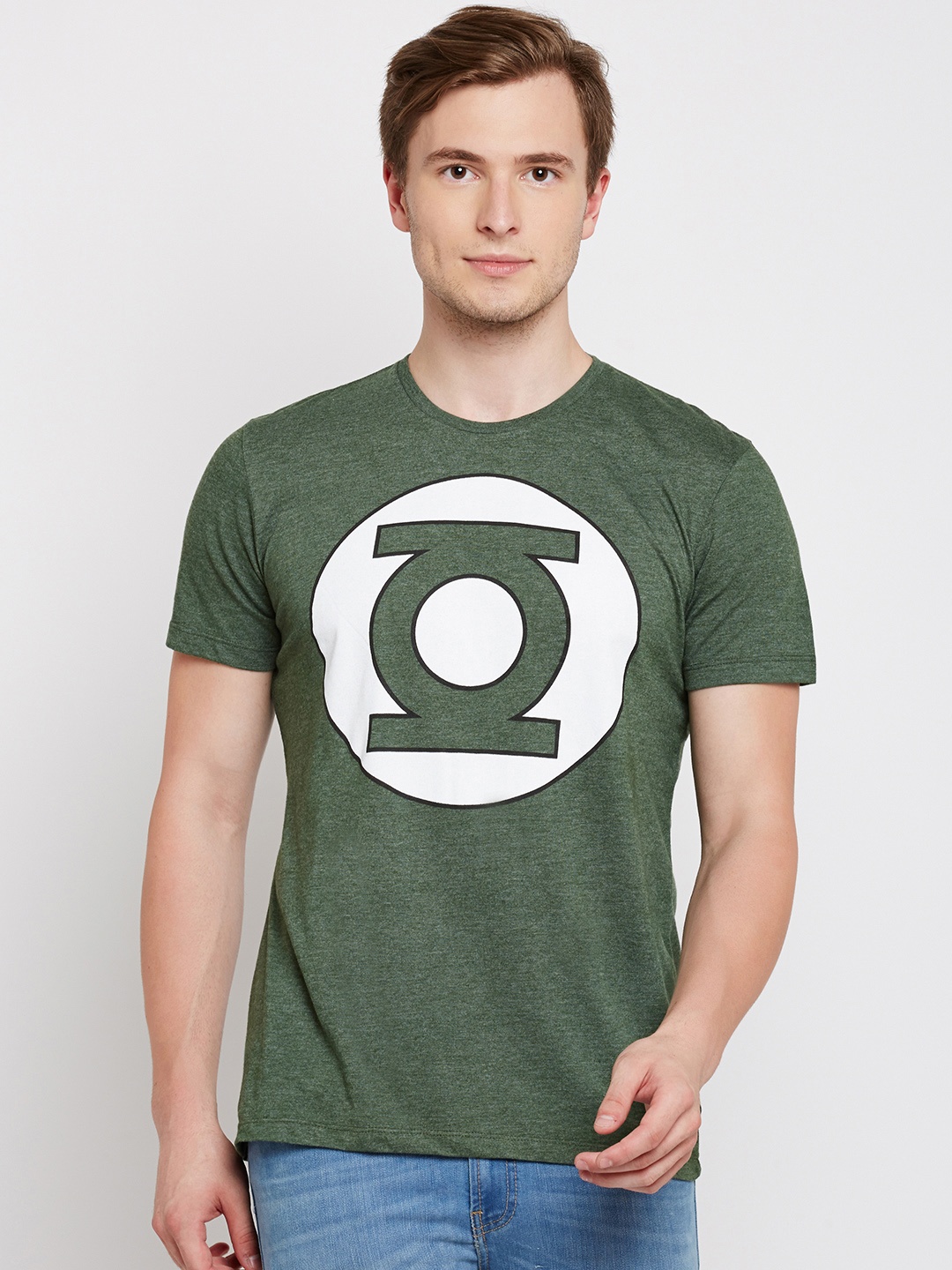 

Free Authority Green Lantern featured Green Tshirt for Men