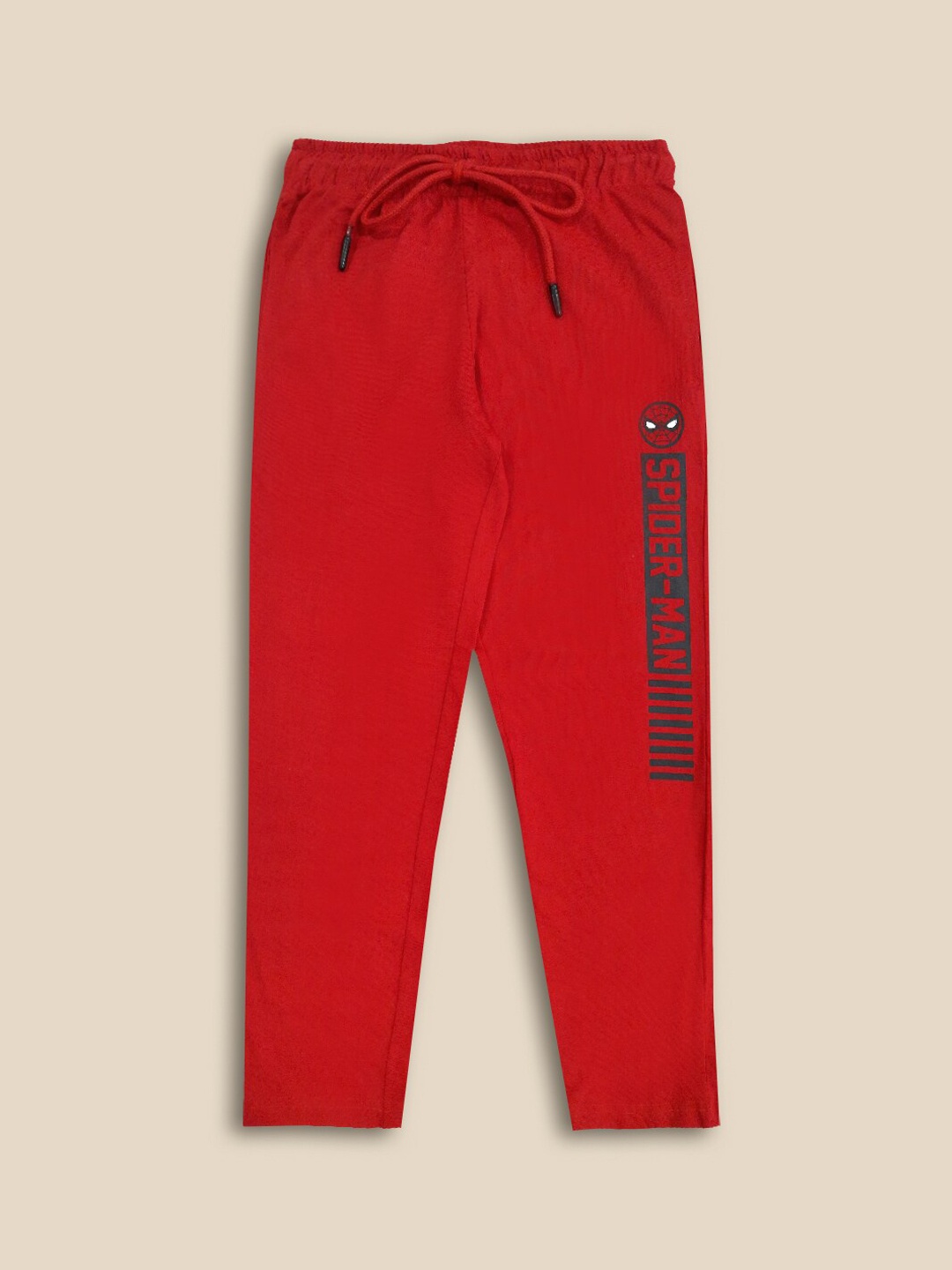 

Kids Ville Boys Red Spiderman Printed Cotton Lounge Pants