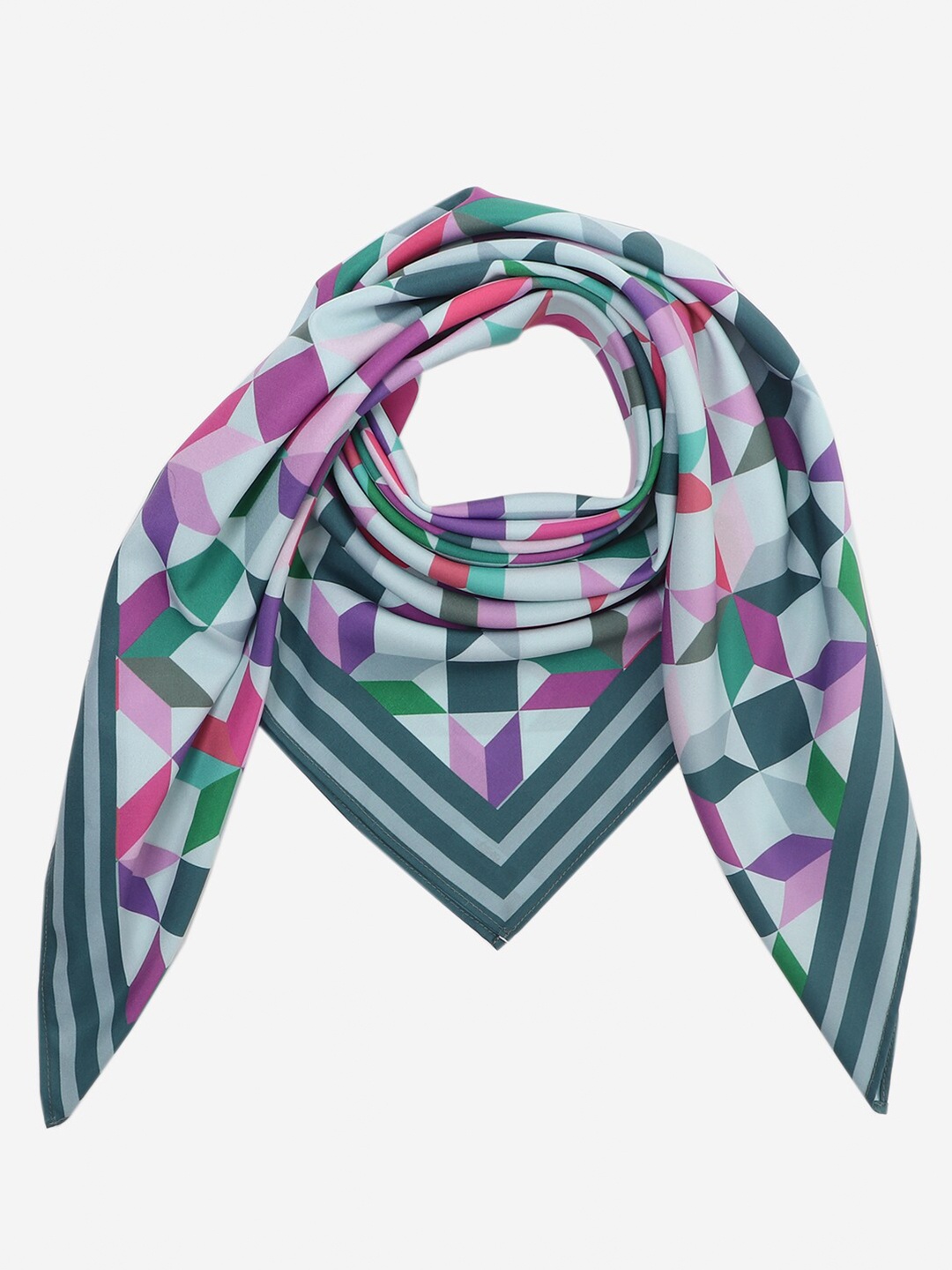 

Beau Design Women Printed Scarf, Green