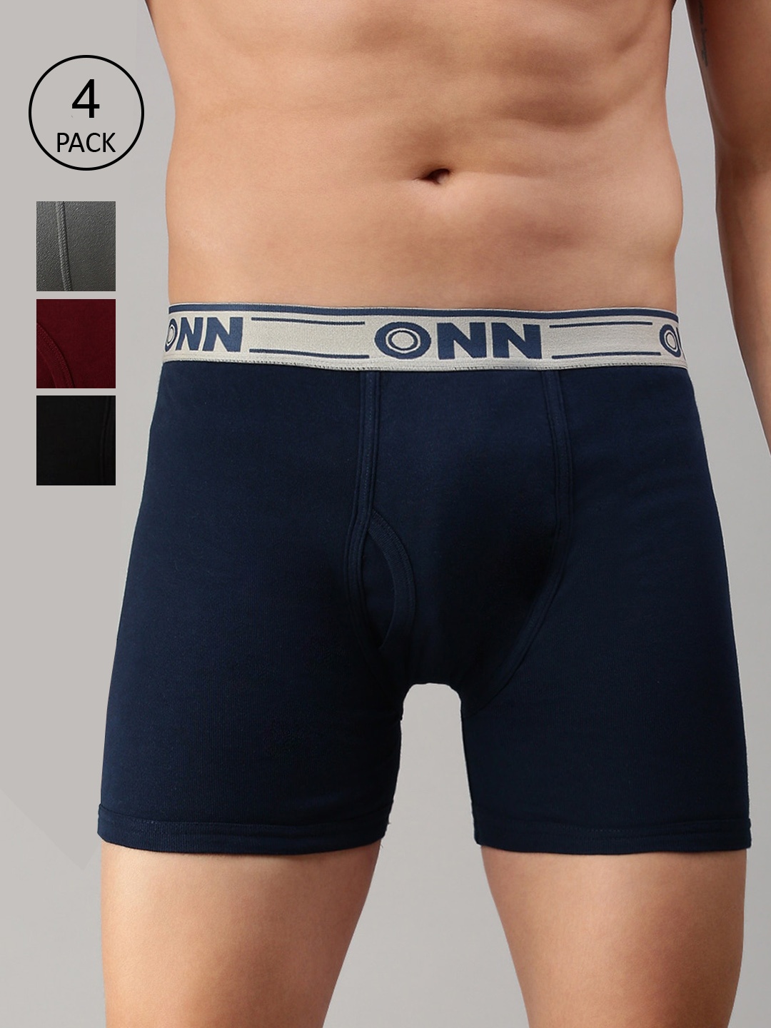 

ONN Men Pack Of 5 Assorted Cotton Trunks