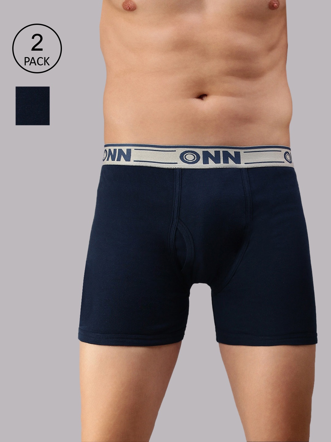 

ONN Men Pack Of 3 Solid Trunk ONN_357_AFBLU_3PC, Blue