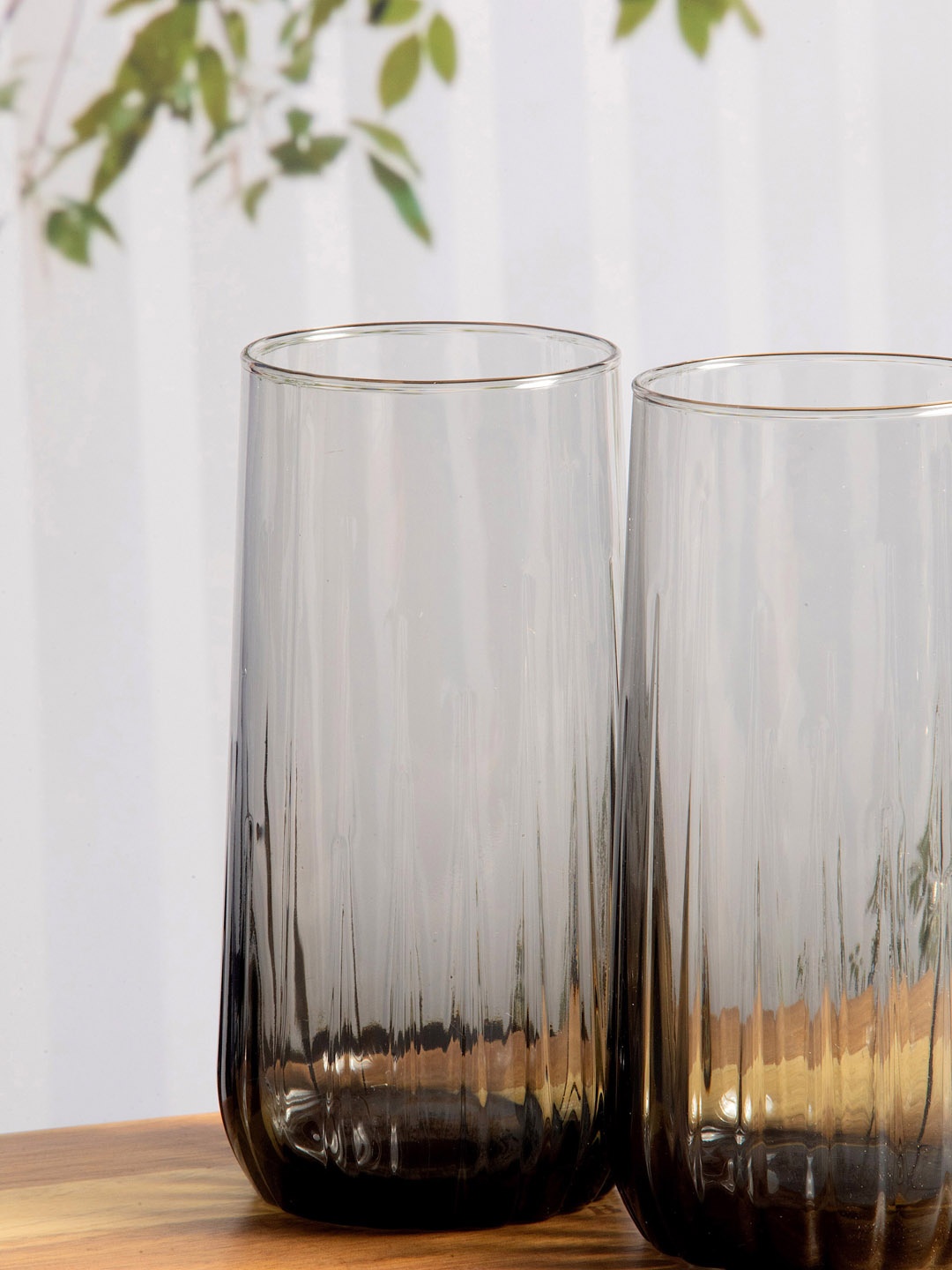 

Pasabahce Set Of 6 Black Solid Glass Tumblers 360ml each