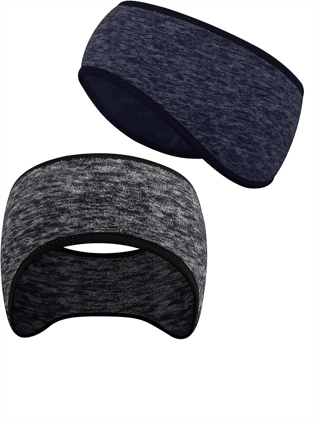 

EL REGALO Unisex Set of 2 Hairband, Grey