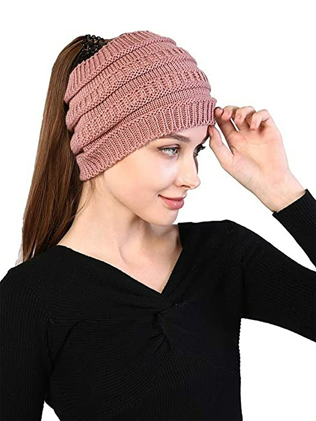 

EL REGALO Girls Self Design Hairband, Pink