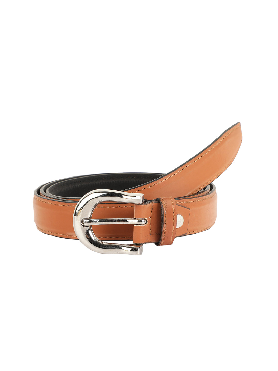 

ZEVORA Women Tan Solid Belts