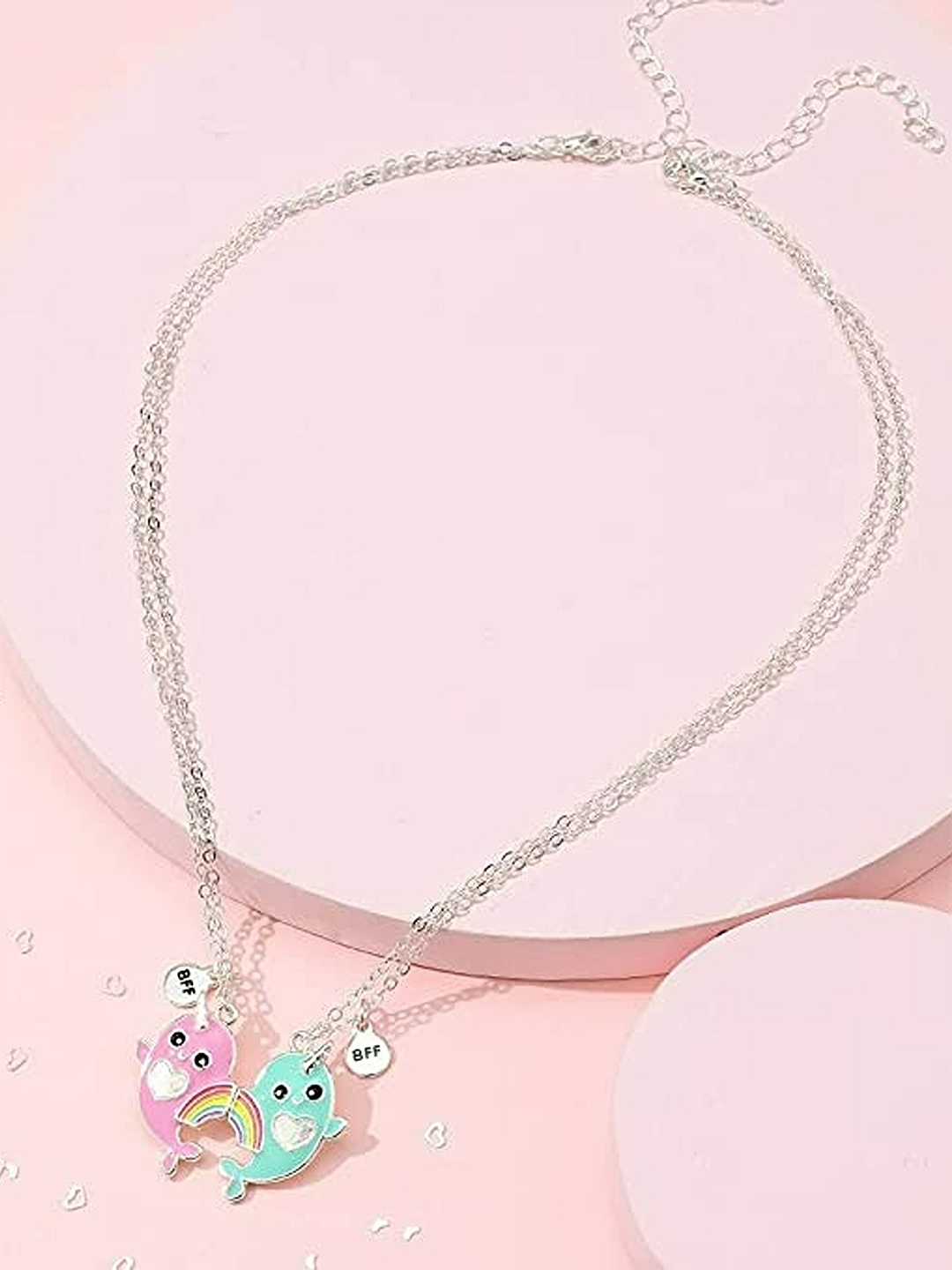 

EL REGALO Unisex Kids Silver-Plated Necklace