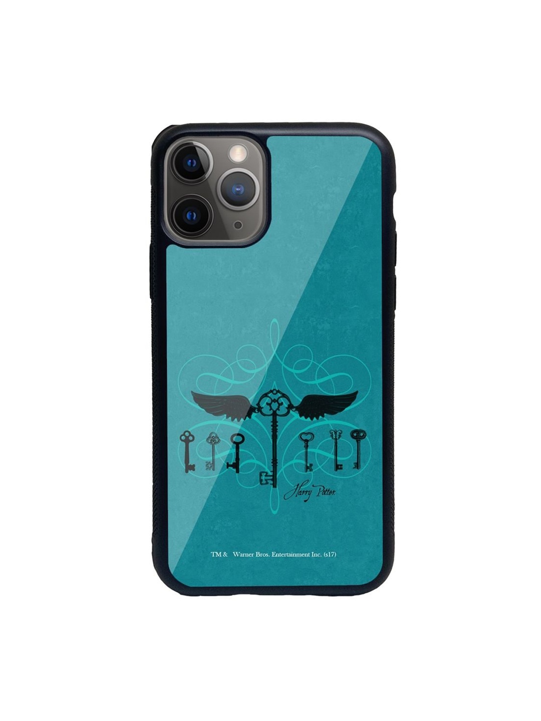 

macmerise Black Harry Potter Keys Printed iPhone 11 Pro Max Back Cover, Blue