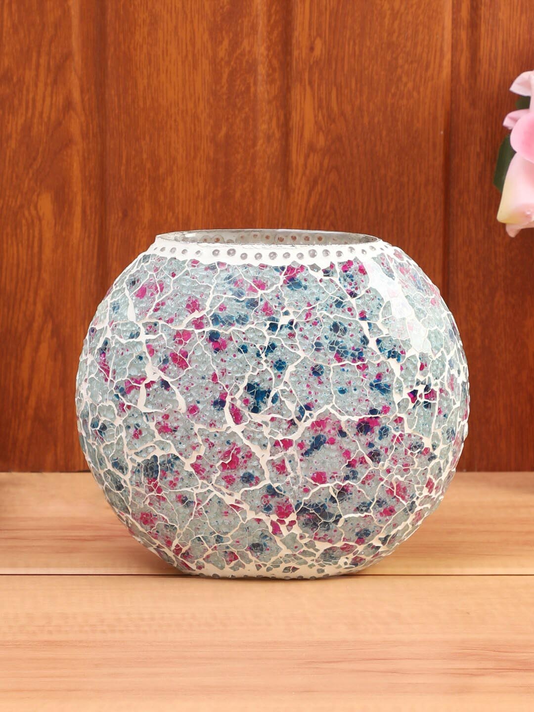 

Foziq White & Grey Printed Table Lamp