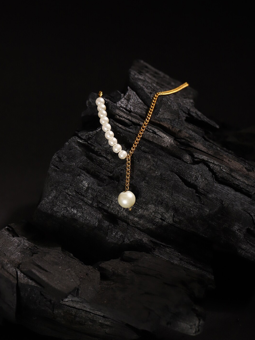 

Ruby Raang Women Gold-Plated Chain