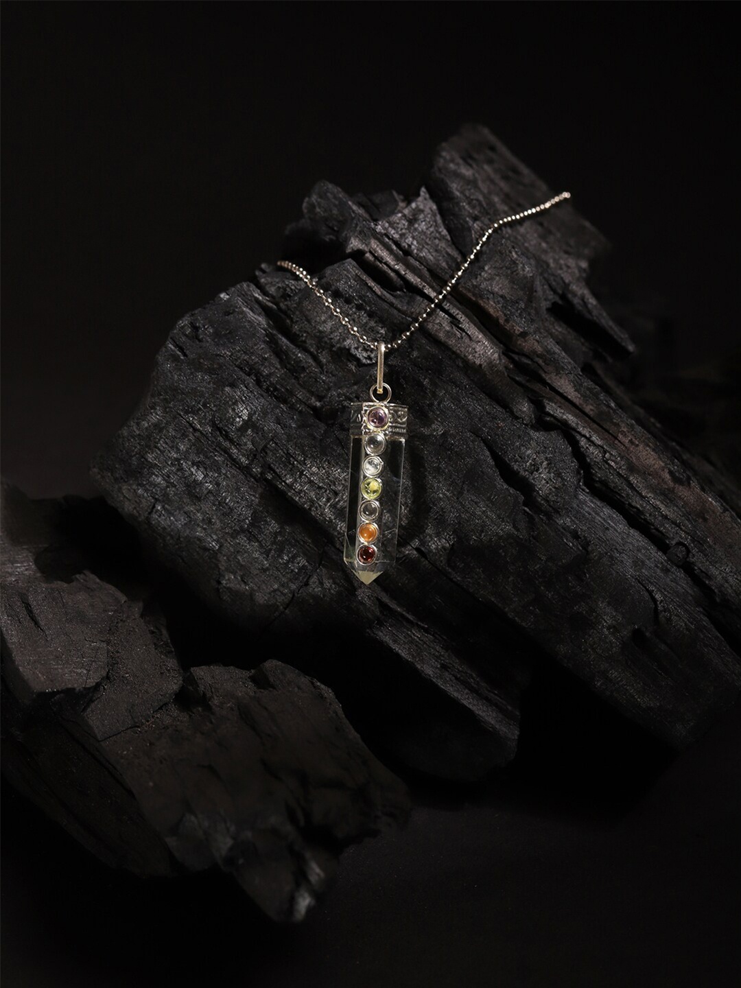 

Ruby Raang Women Silver-Plated Chain