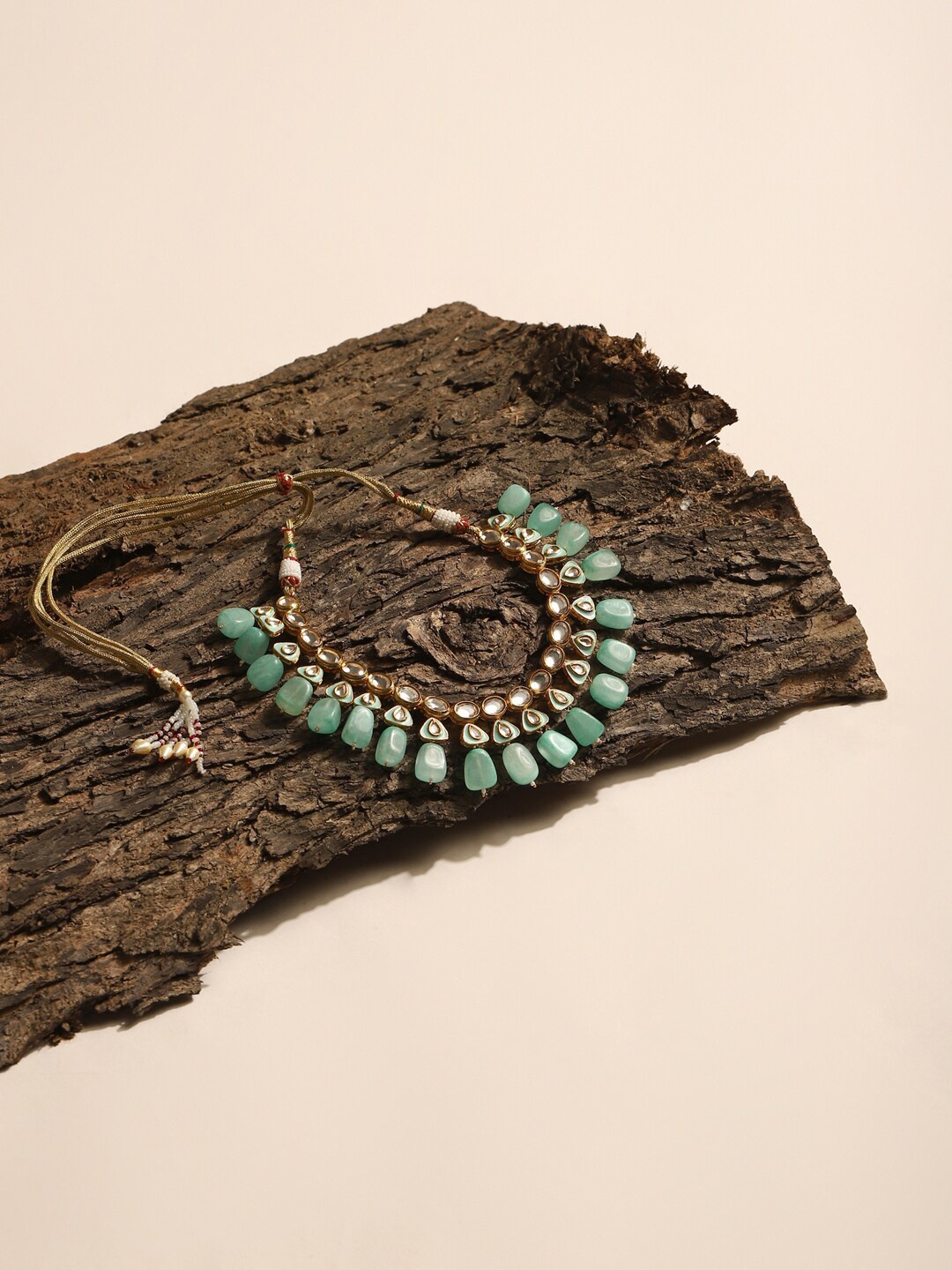 

Ruby Raang Women Gold-Plated Necklace