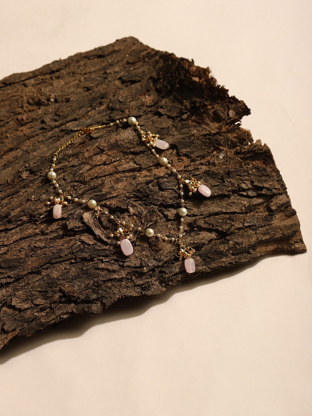 

Ruby Raang Women Gold-Plated Chain