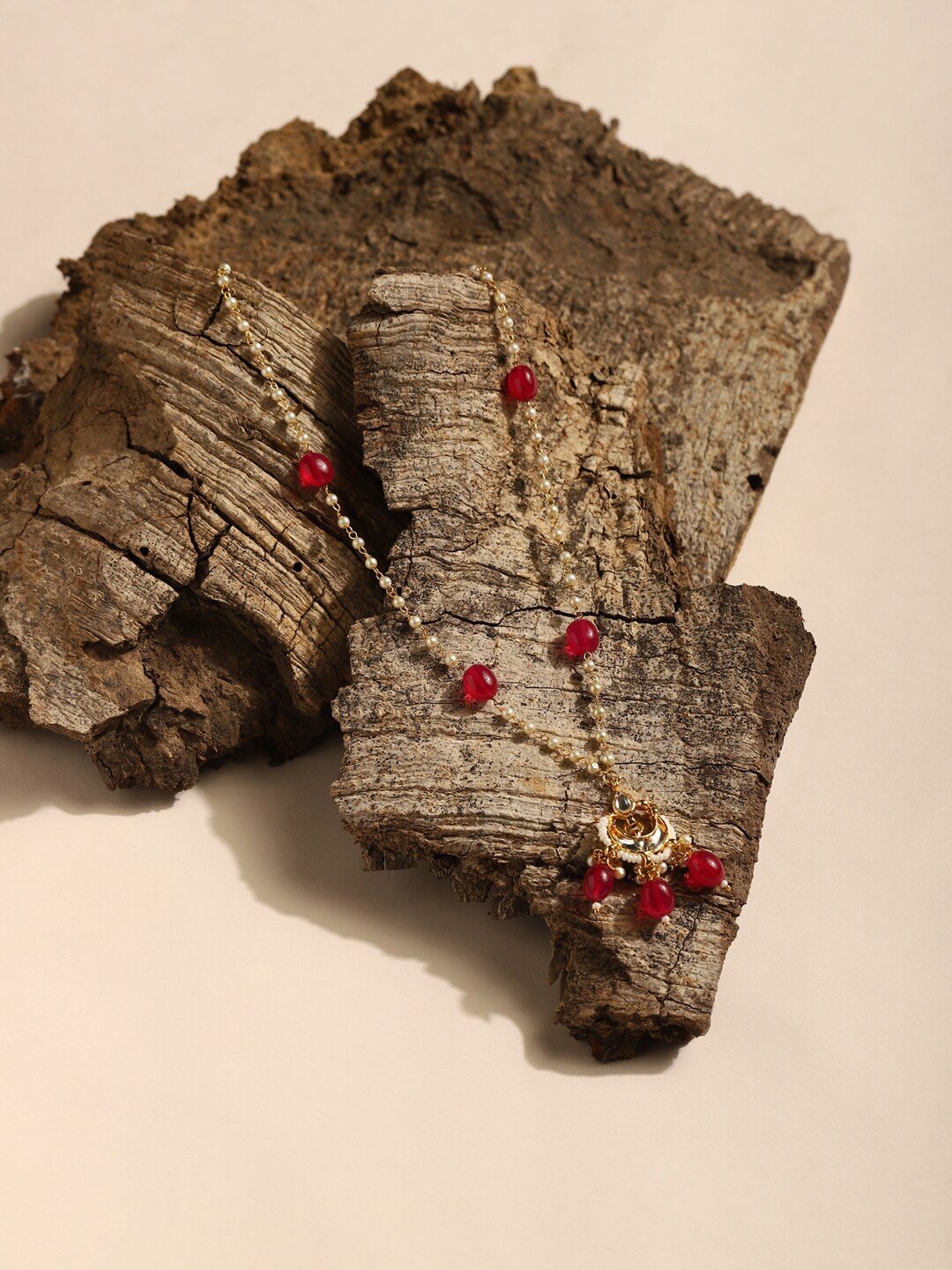Ruby Raang Women Gold-Plated Necklace