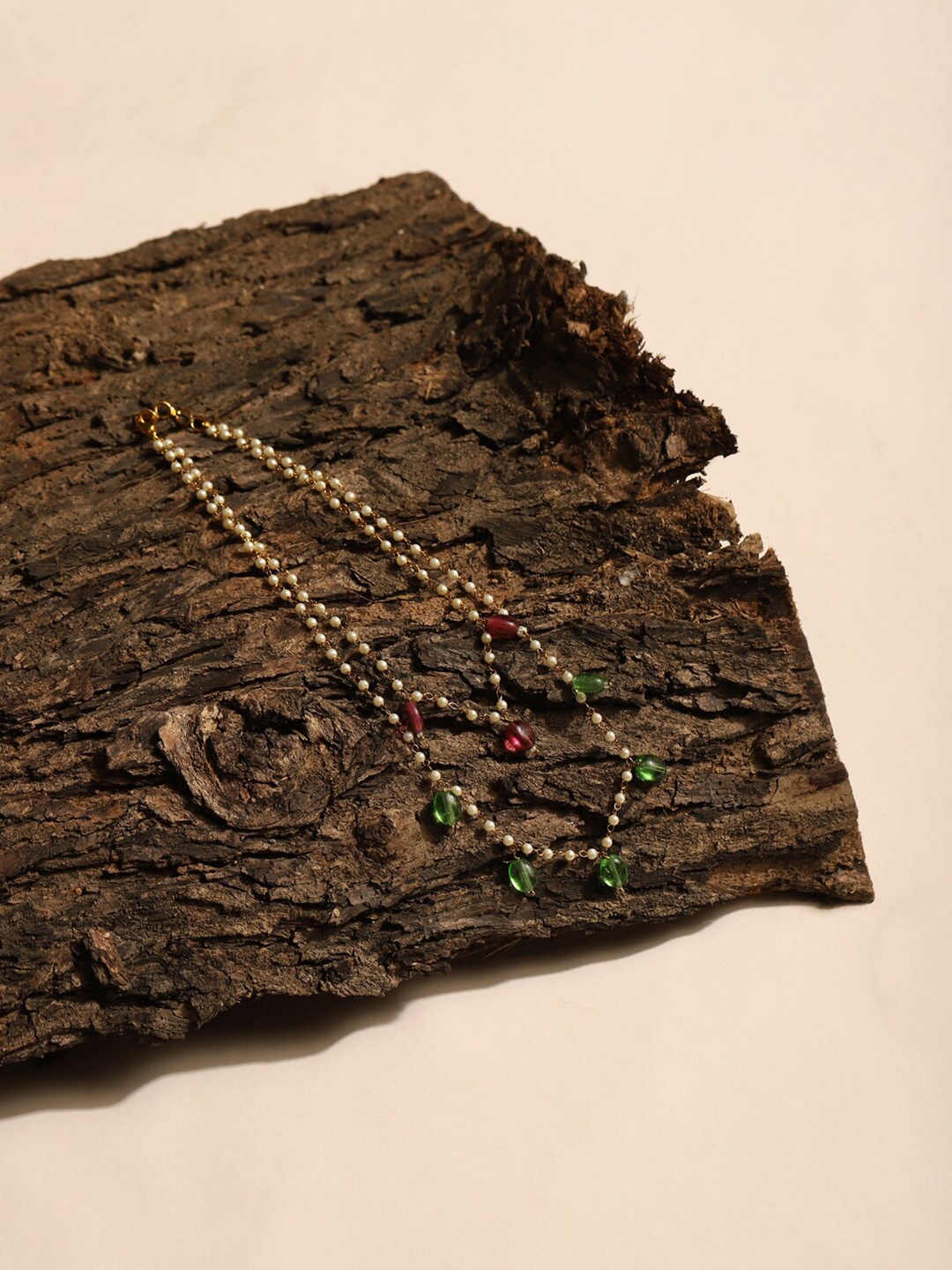 

Ruby Raang Women Gold-Plated Necklace