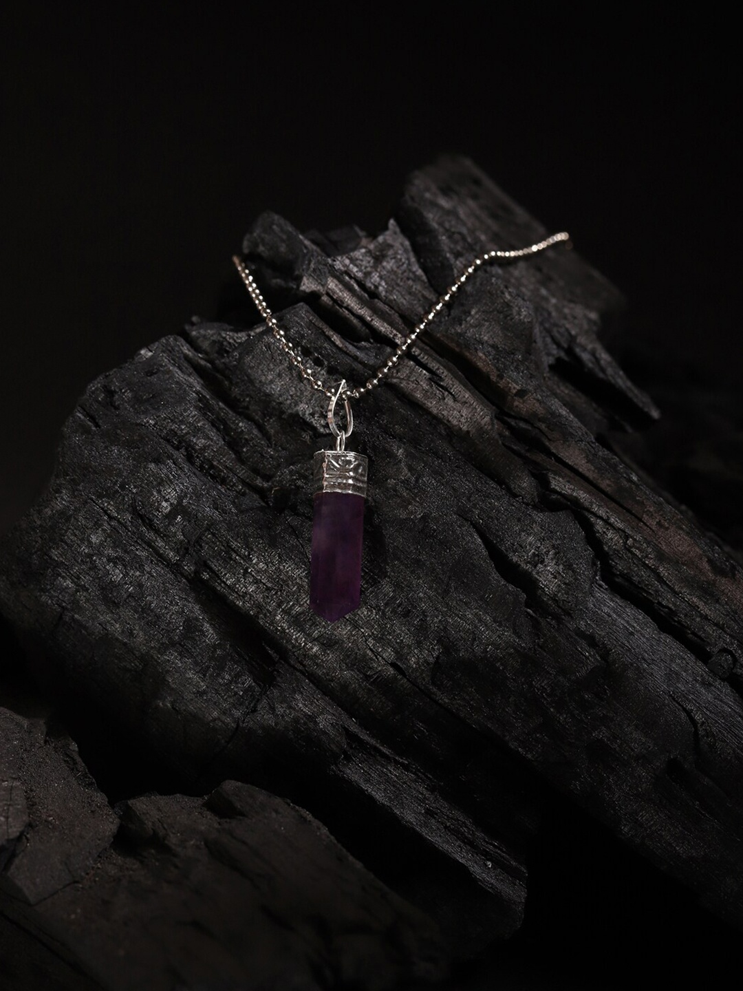 

Ruby Raang Women Silver-Plated Chain, Purple