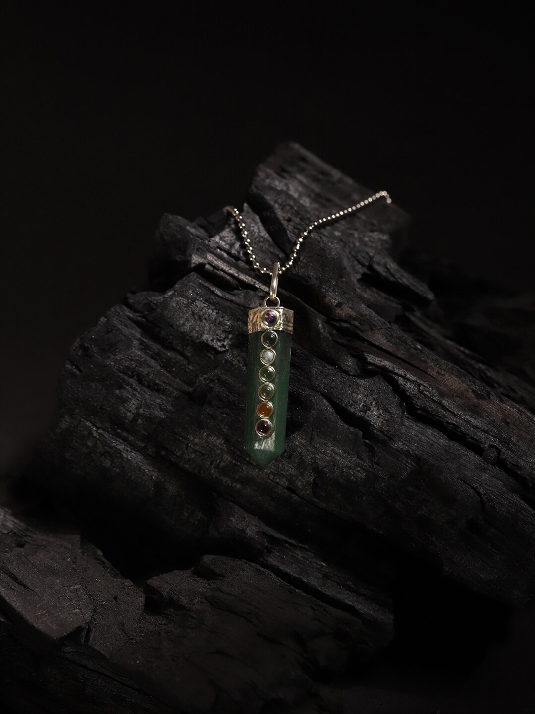 

Ruby Raang Women Silver-Plated Chain