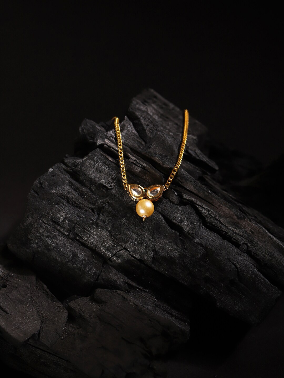 

Ruby Raang Women Gold-Plated Necklace