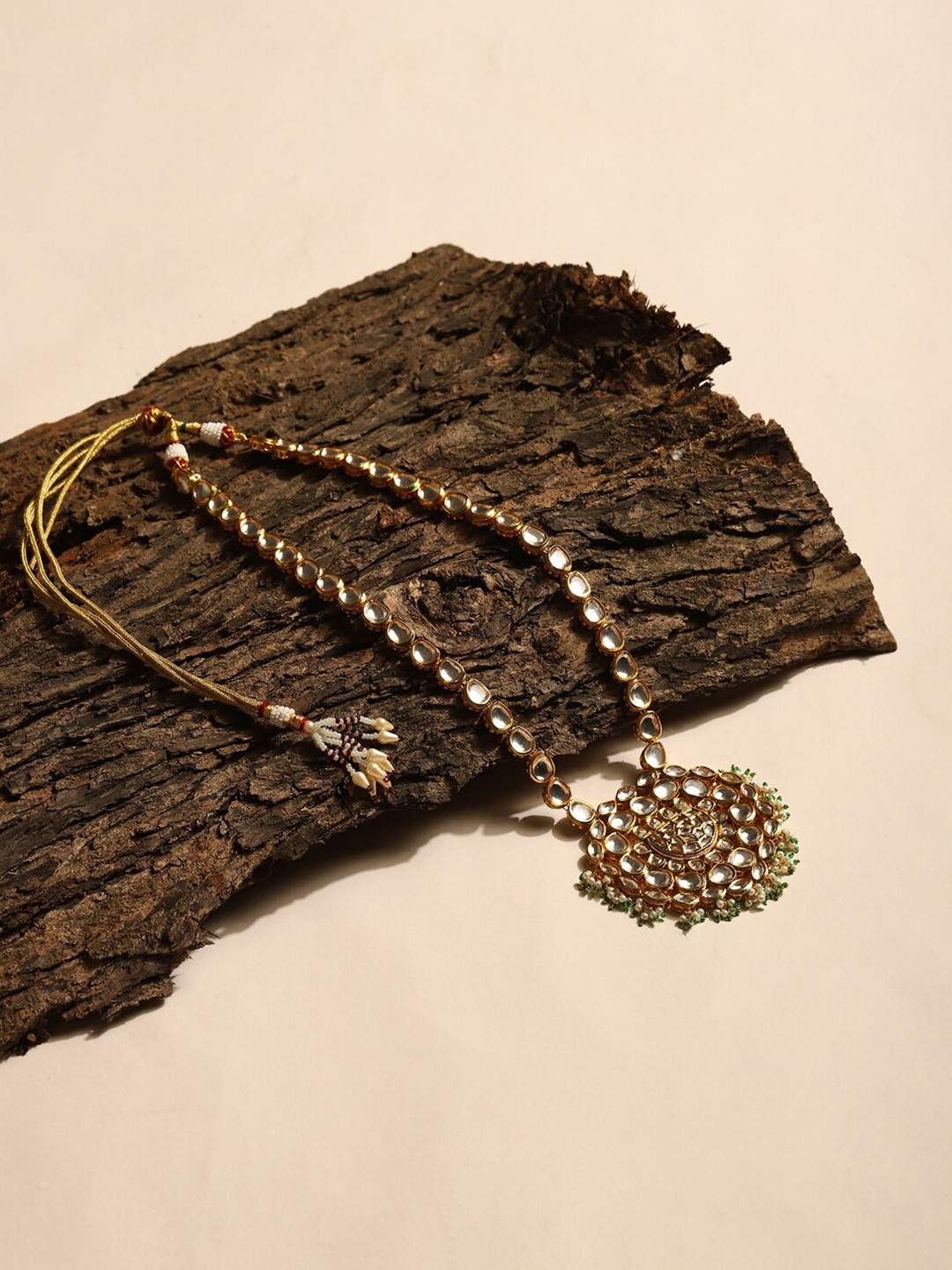 Ruby Raang Women Gold-Plated Necklace