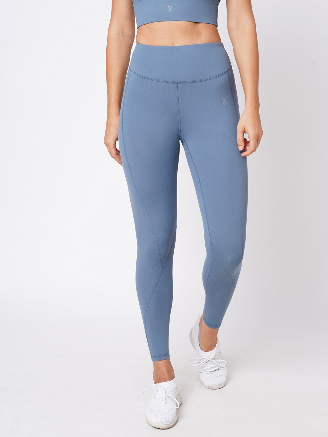 

BODD ACTIVE Women Blue Solid High-Rise Tights